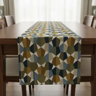 Decoration fabric jacquard Mustang blue