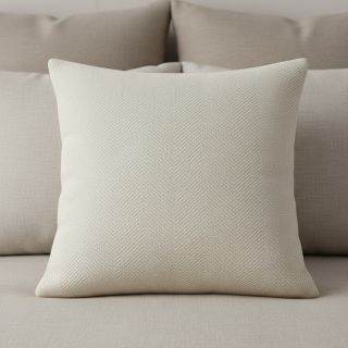 Decoration fabric jacquard Saxo ecru