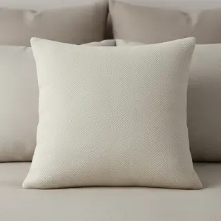 Decoration fabric jacquard Saxo ecru