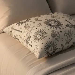 Decoration fabric jacquard Pygmalion ecru noir