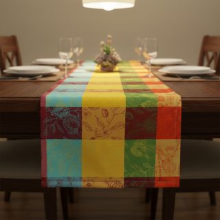 Decoration fabric FRENCH TABLE CLOTH JACQUARD Cabosse allover summer