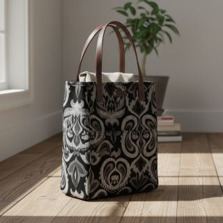 Decoration fabric jacquard Baccara argent