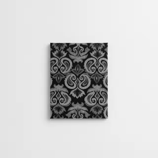Decoration fabric jacquard Baccara argent