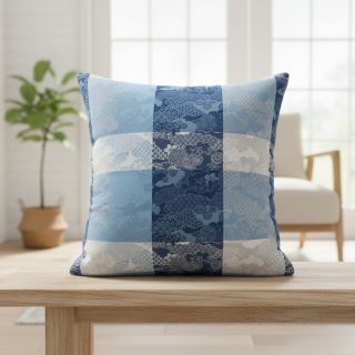 Decoration fabric FRENCH TABLE CLOTH JACQUARD Niwa allover indigo