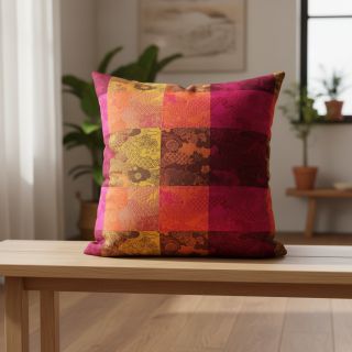 Decoration fabric FRENCH TABLE CLOTH JACQUARD Niwa allover harissa