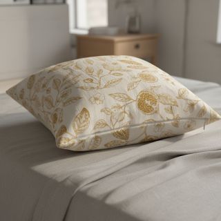 Decoration fabric RUSTIC VINTAGE PRINT Granata peanut