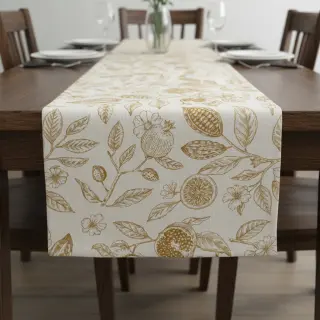 Decoration fabric RUSTIC VINTAGE PRINT Granata peanut