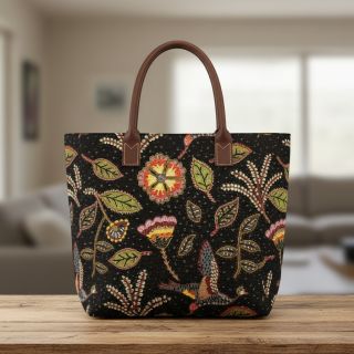 Decoration fabric GOBELIN PREMIUM Primal Birdscape Art design A