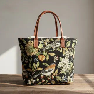 Decoration fabric GOBELIN PREMIUM Paradise Bird Flora