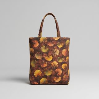 Decoration fabric VELVET Ginko Biloba Leaf