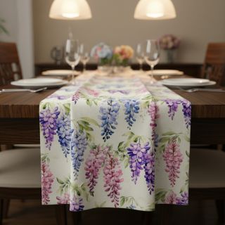 Decoration fabric Serene Wisteria Charm digital print