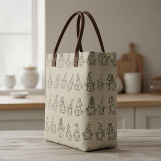 Decoration fabric Linenlook premium Tomte Jolly Line