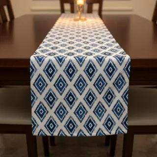 Decoration fabric premium Rhombus navy