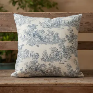 Decoration fabric Gabrielle marine