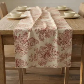Decoration fabric Gabrielle rouge