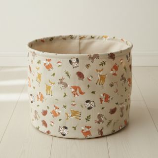 Decoration fabric Linenlook premium Forest Friend Animal