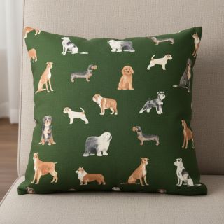 Decoration fabric premium Dog Breed Mix