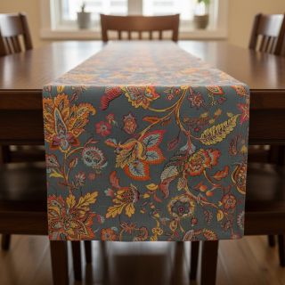 Decoration fabric jacquard Inaya ciel