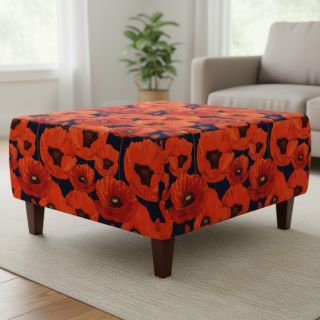 Outdoor decoration fabric teflon POPPY GARDEN