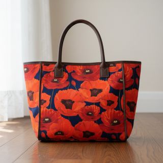 Outdoor decoration fabric teflon POPPY GARDEN