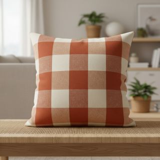 Decoration fabric BIG Celestine terracotta