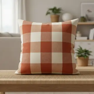 Decoration fabric BIG Celestine terracotta
