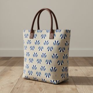 Decoration fabric Linenlook Seashell blue