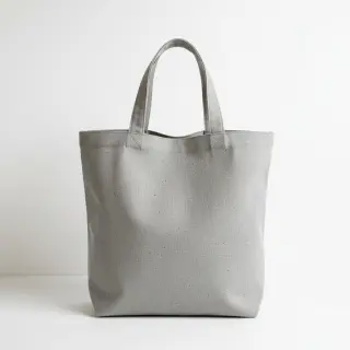 Decoration fabric Linenlook PLAIN soft grey
