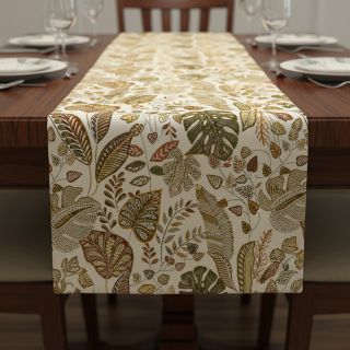 Decoration fabric jacquard Euphoria blanc kaki