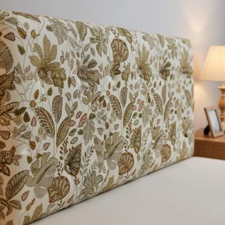 Decoration fabric jacquard Euphoria blanc kaki