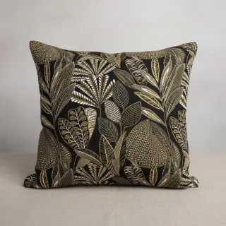 Decoration fabric jacquard Legende noir