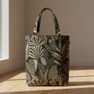 Decoration fabric jacquard Legende noir