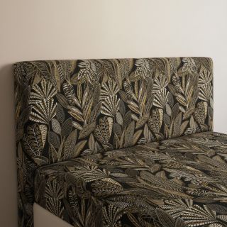 Decoration fabric jacquard Legende noir