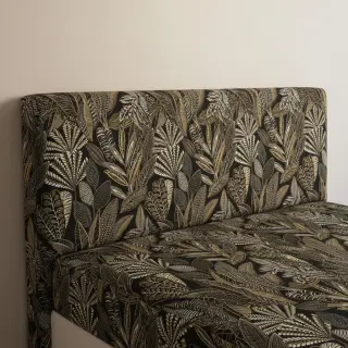 Decoration fabric jacquard Legende noir
