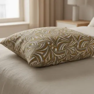 Decoration fabric jacquard Tamise gold