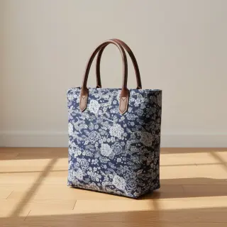 Decoration fabric jacquard Draco indigo