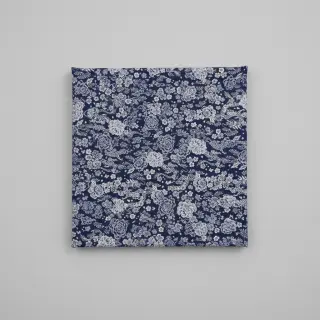 Decoration fabric jacquard Draco indigo