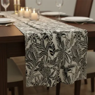 Decoration fabric jacquard Fortuna blanc