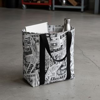 Decoration fabric jacquard Neo noir blanc