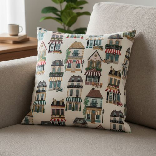 Decoration fabric premium Shop Boutique City digital print