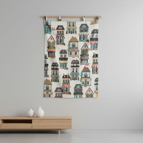 Decoration fabric premium Shop Boutique City digital print