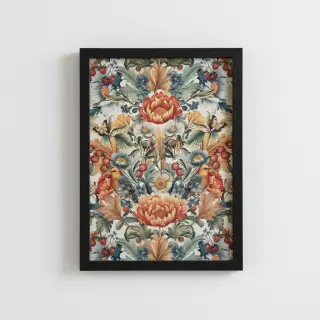 Decoration fabric premium Linenlook Bloom Fruit Paradise digital print