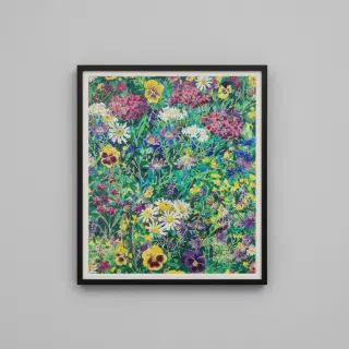Decoration fabric premium Spring Flower Garden digital print