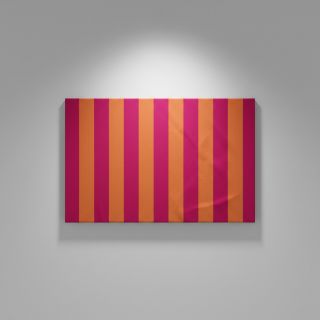 Decoration fabric premium Joyful Basic Stripe pink digital print