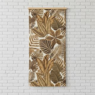 Decoration fabric premium Leaf Embroidery digital print