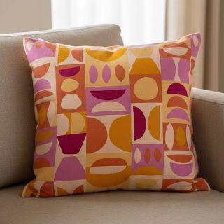 Decoration fabric premium Abstract Form Block digital print