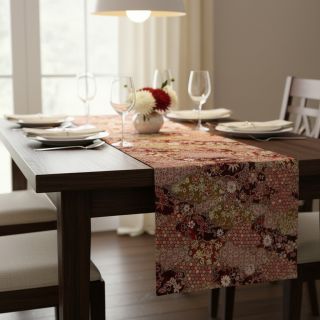 Decoration fabric jacquard Nuage allover rouge