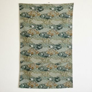 Decoration fabric jacquard Nuage allover kaki