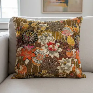 Decoration fabric jacquard Opium allover or