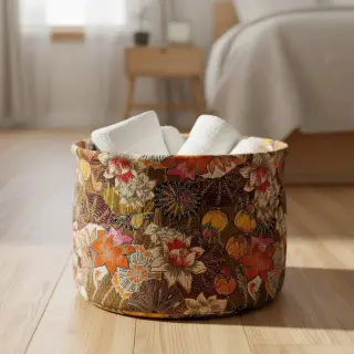 Decoration fabric jacquard Opium allover or